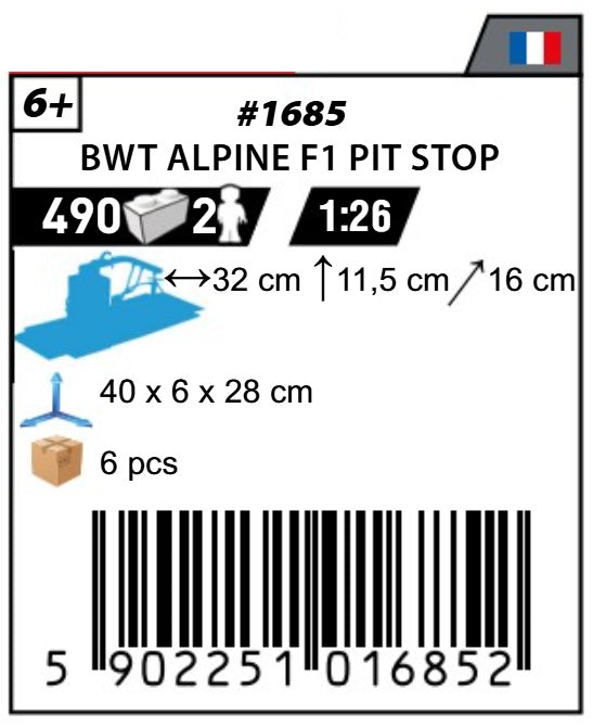 COBI 1685 - BWT ALPINE F1 PIT STOP (PRE-COMMANDE)
