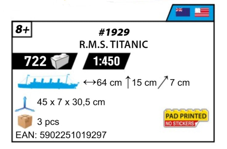 COBI 1929 - RMS TITANIC
