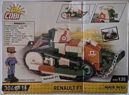 COBI 2991 - RENAULT FT Boite Endommagée