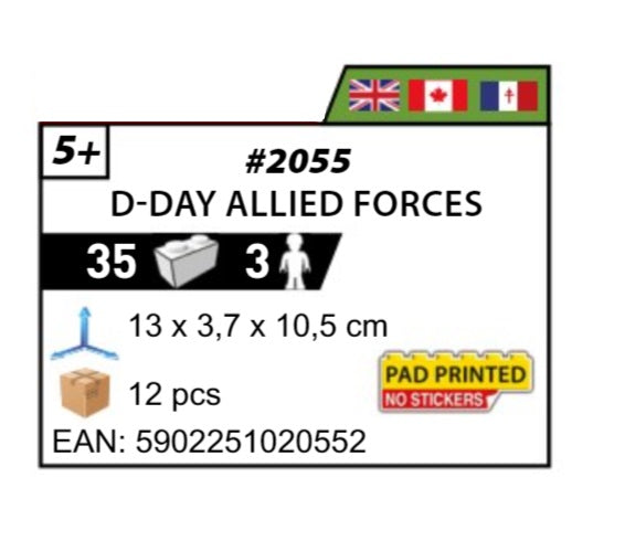 COBI 2055 - D-DAY ALLIED FORCES