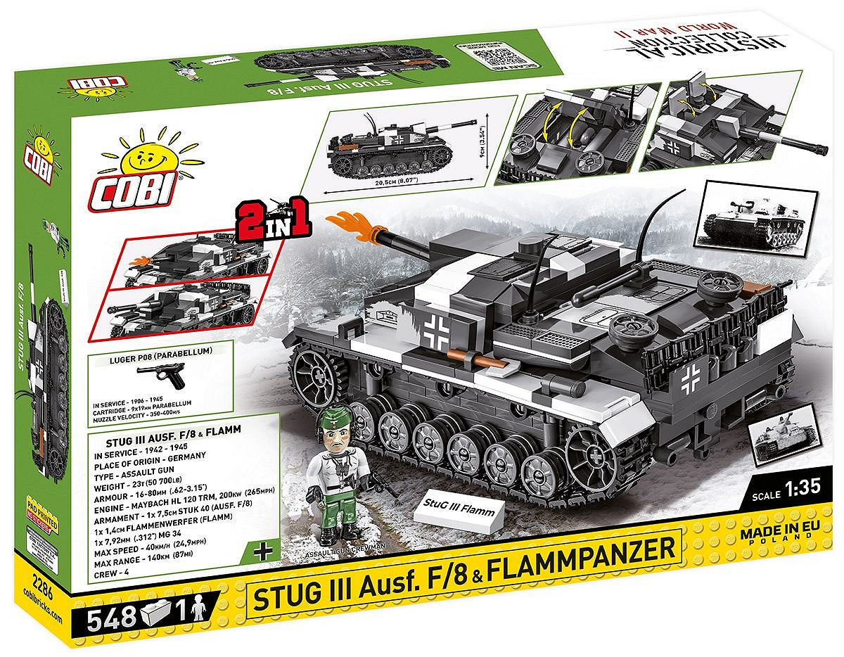 COBI 2286 - STUG III AUSF. F/8 & FLAMMPANZER