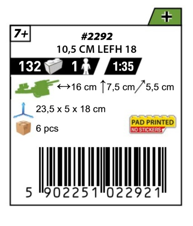 COBI 2292 - 10,5CM LEFH 18 CANON