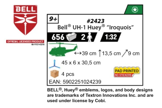 COBI 2423 - BELL UH-1 HUEY "IROQUOIS"