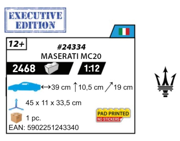 COBI 24334 - MASERATI MC20 Executive Edition