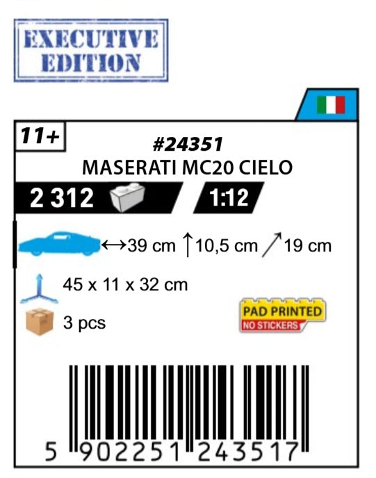 COBI 24351 - MASERATI MC20 CIELO Executive Edition