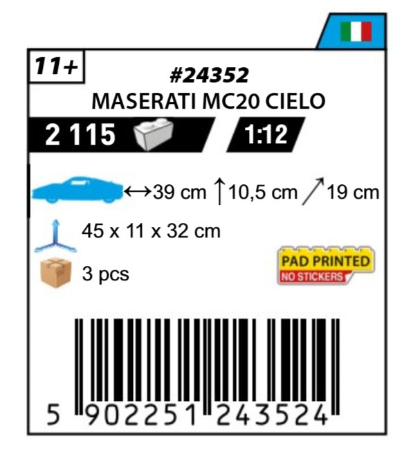 COBI 24352 - MASERATI MC 20 CIELO