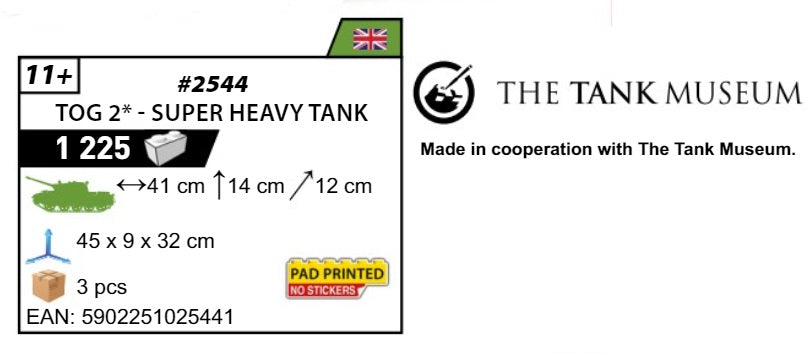 COBI 2544 - TOG 2 - SUPERSCHWERER PANZER