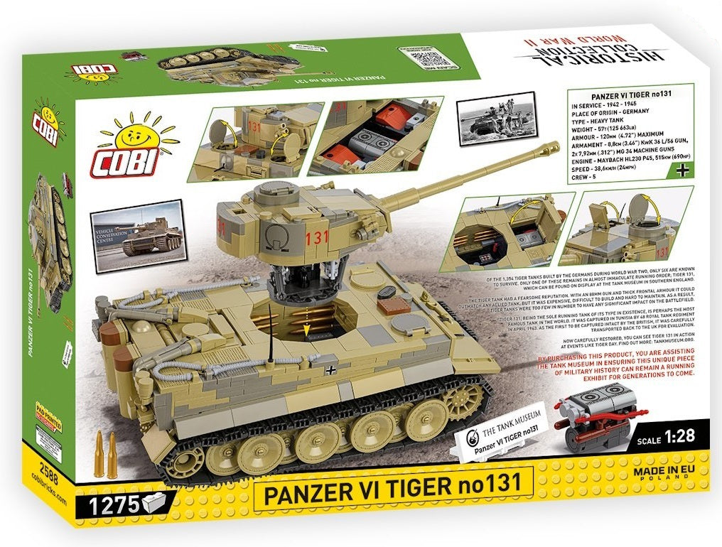 COBI 2588 - PANZER VI TIGER I Nr. 131