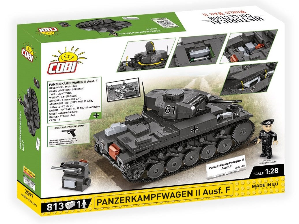 COBI 2597 - PANZERKAMPFWAGEN II AUSF. F