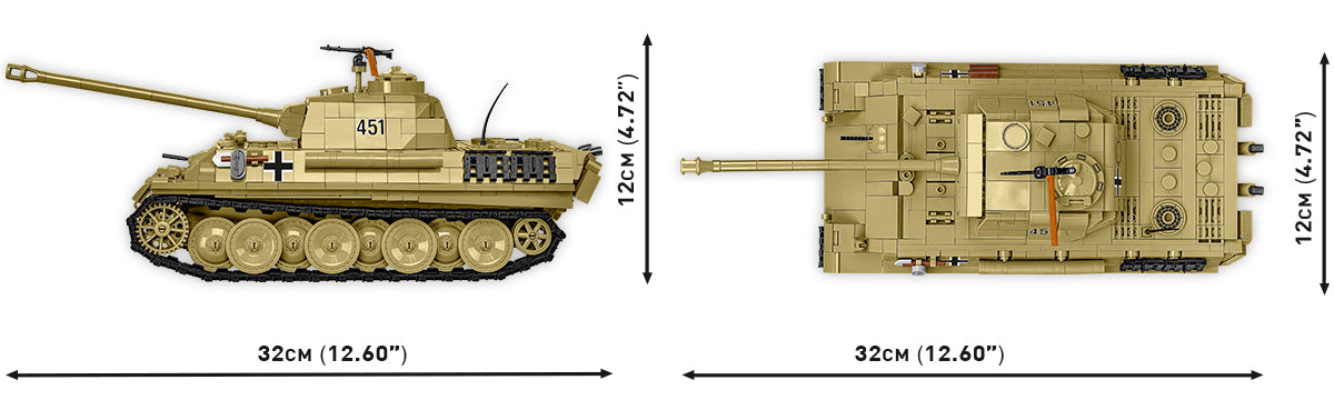 COBI 2655 - PANZER V PANTHER AUSF. G "PUDEL"
