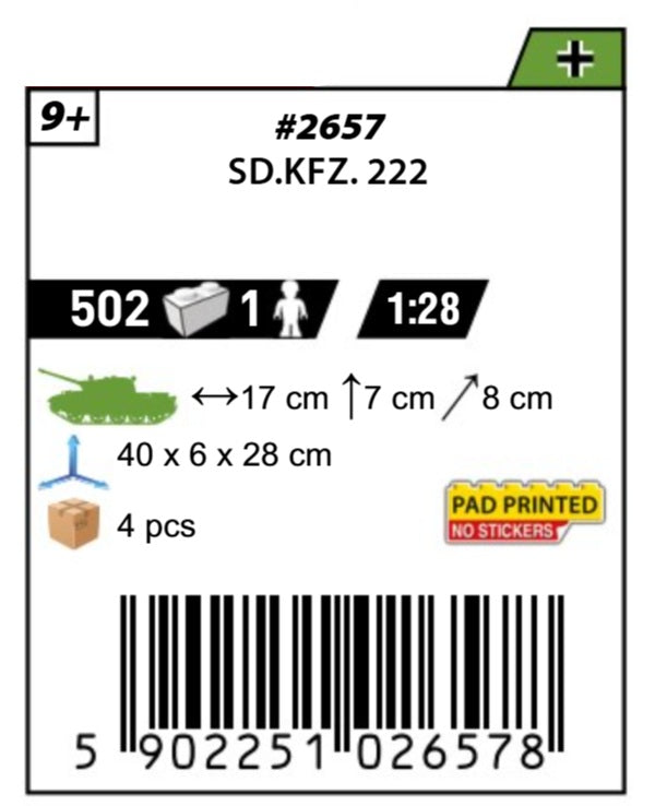 COBI 2657 - SD. KFZ. 222