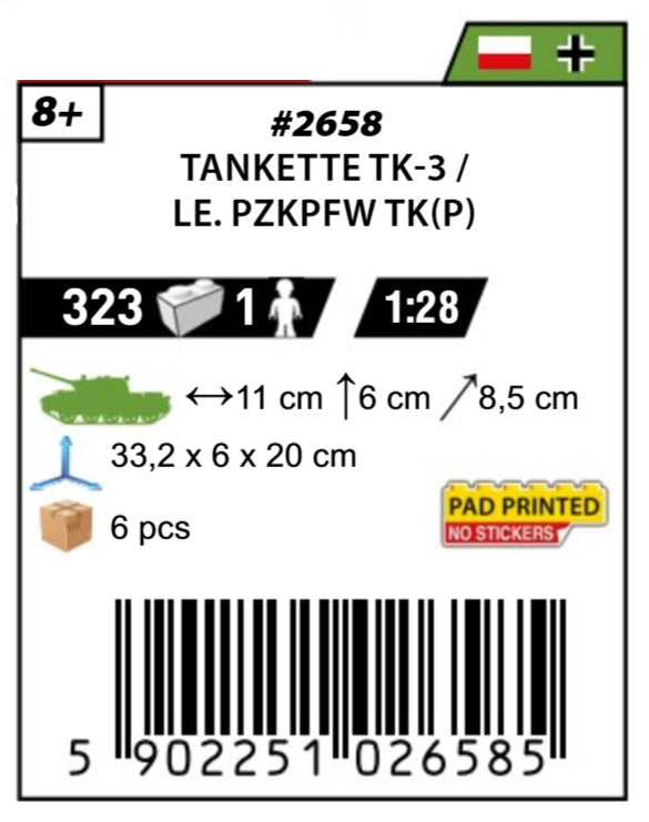 COBI 2658 - TANKETTE TK-3