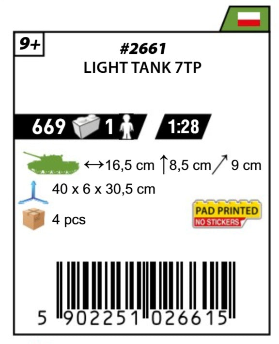 COBI 2661 - LIGHT TANK 7TP