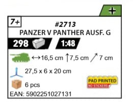 COBI 2713 – PZKPFW V PANTHER AUSF. G