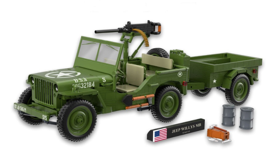 COBI 2804 - WILLYS MB & TRAILER Executive Edition