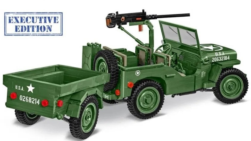 COBI 2804 - WILLYS MB & TRAILER Executive Edition