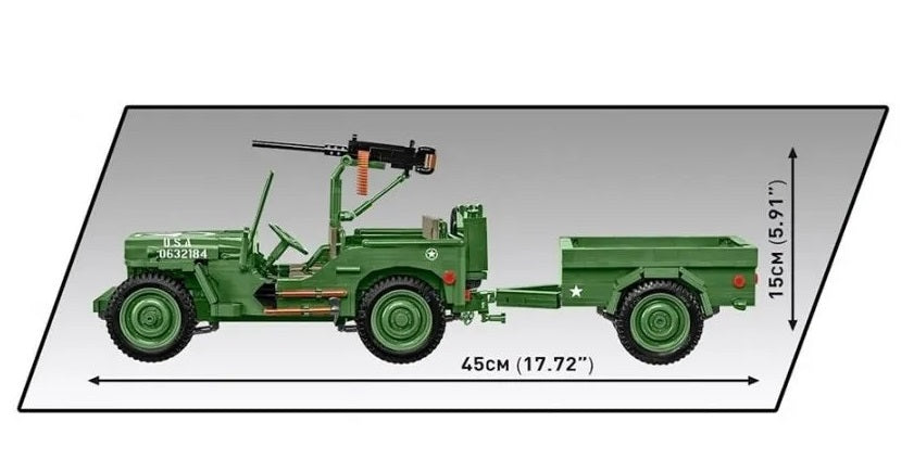 COBI 2804 - WILLYS MB & TRAILER Executive Edition