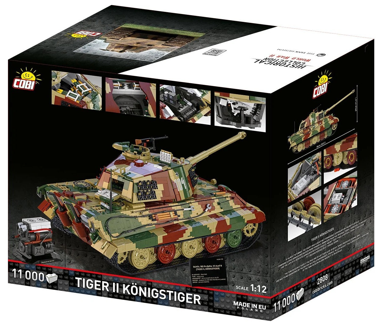 COBI 2808 - TIGER II KÖNIGSTIGER (PRE-COMMANDE)