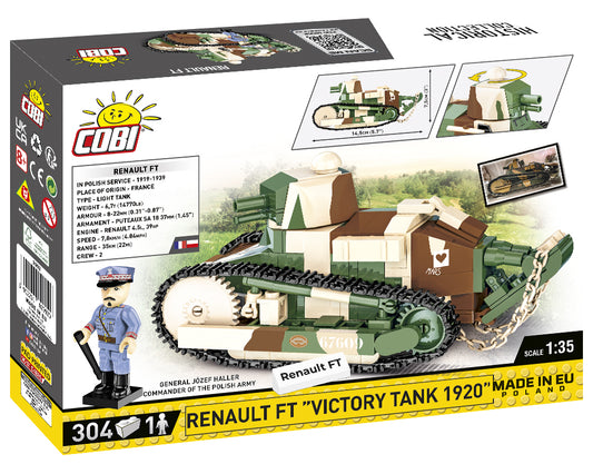 COBI 2992 - RENAULT FT "VICTORY TANK 1920"
