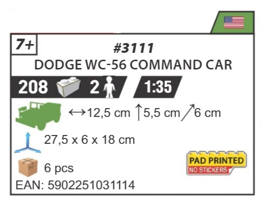 COBI 3111 - DODGE WC-56 COMMAND CAR