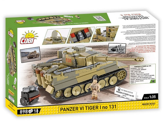 COBI 3123 - PANZER VI TIGER I no 131 Boite Remplacée