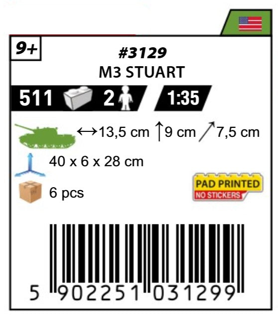 COBI 3129 - M3 STUART
