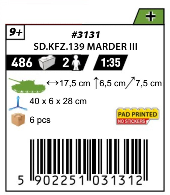 COBI 3131 - SD.KFZ.139 MARDER III