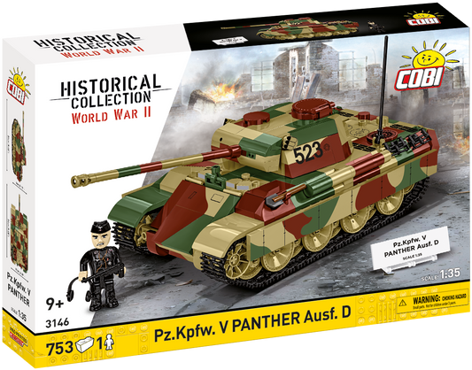 COBI 3146 - PANZER V PANTHER AUSF.D (PRE-COMMANDE)