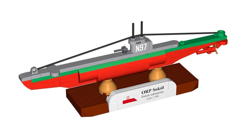COBI 4863 - ORP SOKOL POLISH SUBMARINE (PRE-COMMANDE)