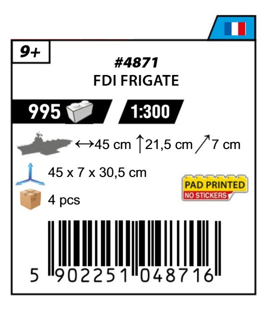COBI 4871 - FDI FRIGATE (PRE-COMMANDE)