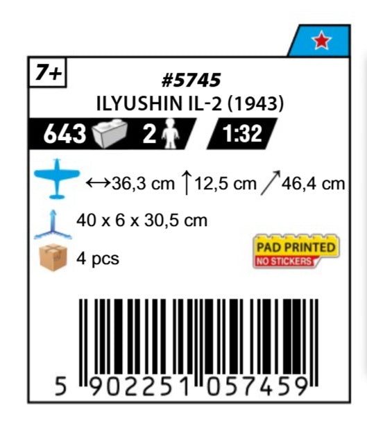COBI 5745 - ILYUSHIN IL-2 SHTURMOVIK