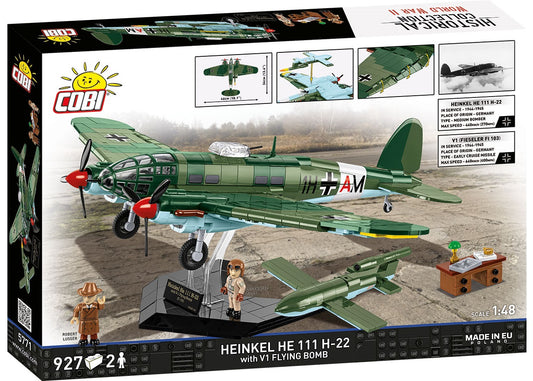 COBI 5771 - HEINKEL HE 111 H-22 WITH V1 FLYING BOMB - Executive Edition (PRE-COMMANDE)