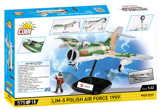 COBI 5824 - LIM-5 Polnische Luftwaffe 1959 (MIG17)