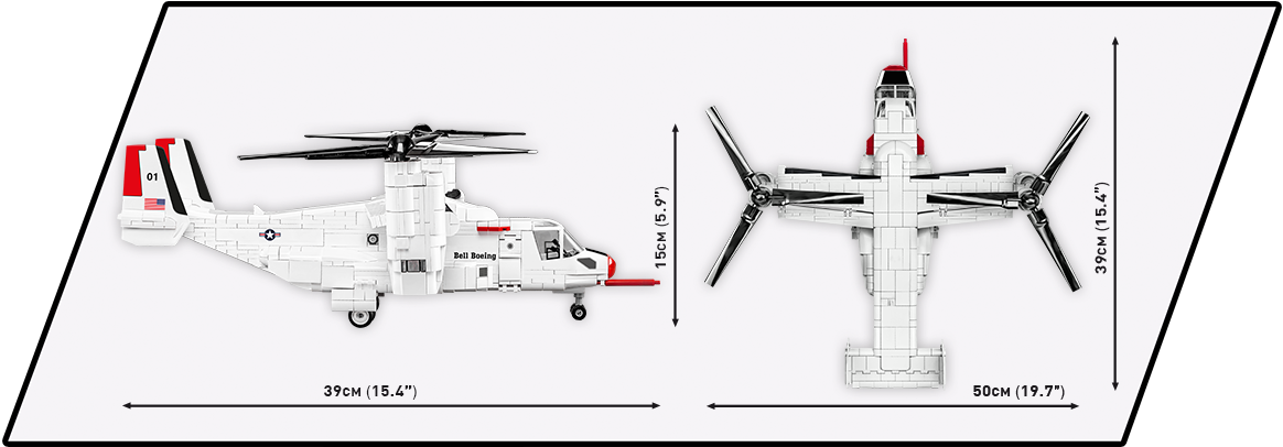 COBI 5835 - BELL BOEING V-22 OSPREY First Flight Edition