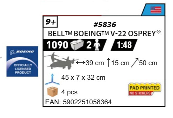 COBI 5836 - BELL BOEING V-22 OSPREY