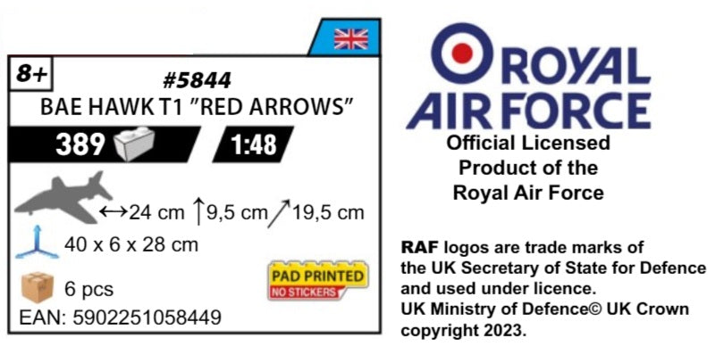 COBI 5844 - Bae HAWK T1 RED ARROWS