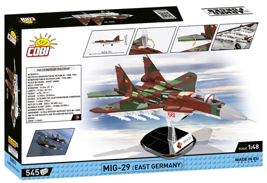 COBI 5851 - MIG-29 (EAST GERMANY) Boite Remplacée