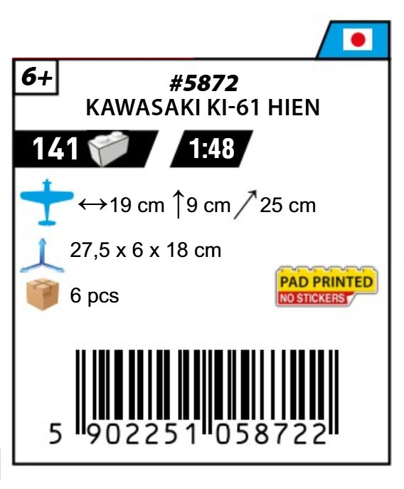 COBI 5872 - KAWASAKI KI-61 HIEN