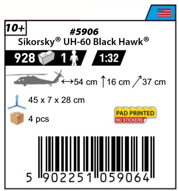 COBI 5906 - SIKORSKY UH-60 BLACK HAWK