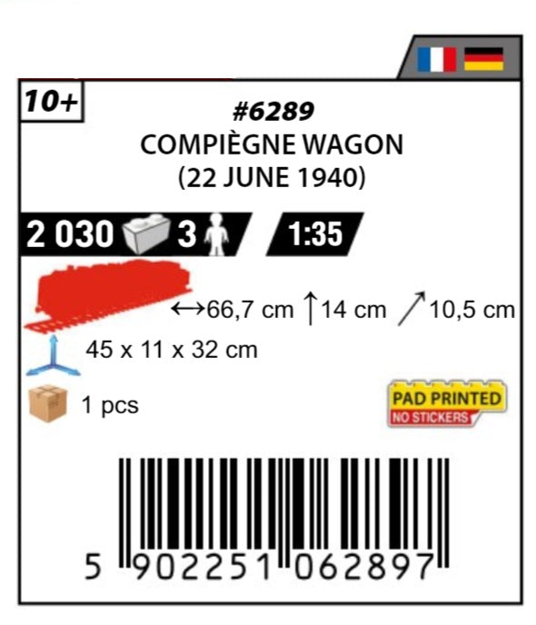 COBI 6289 – Compiègne-Wagen (22. Juni 1940)