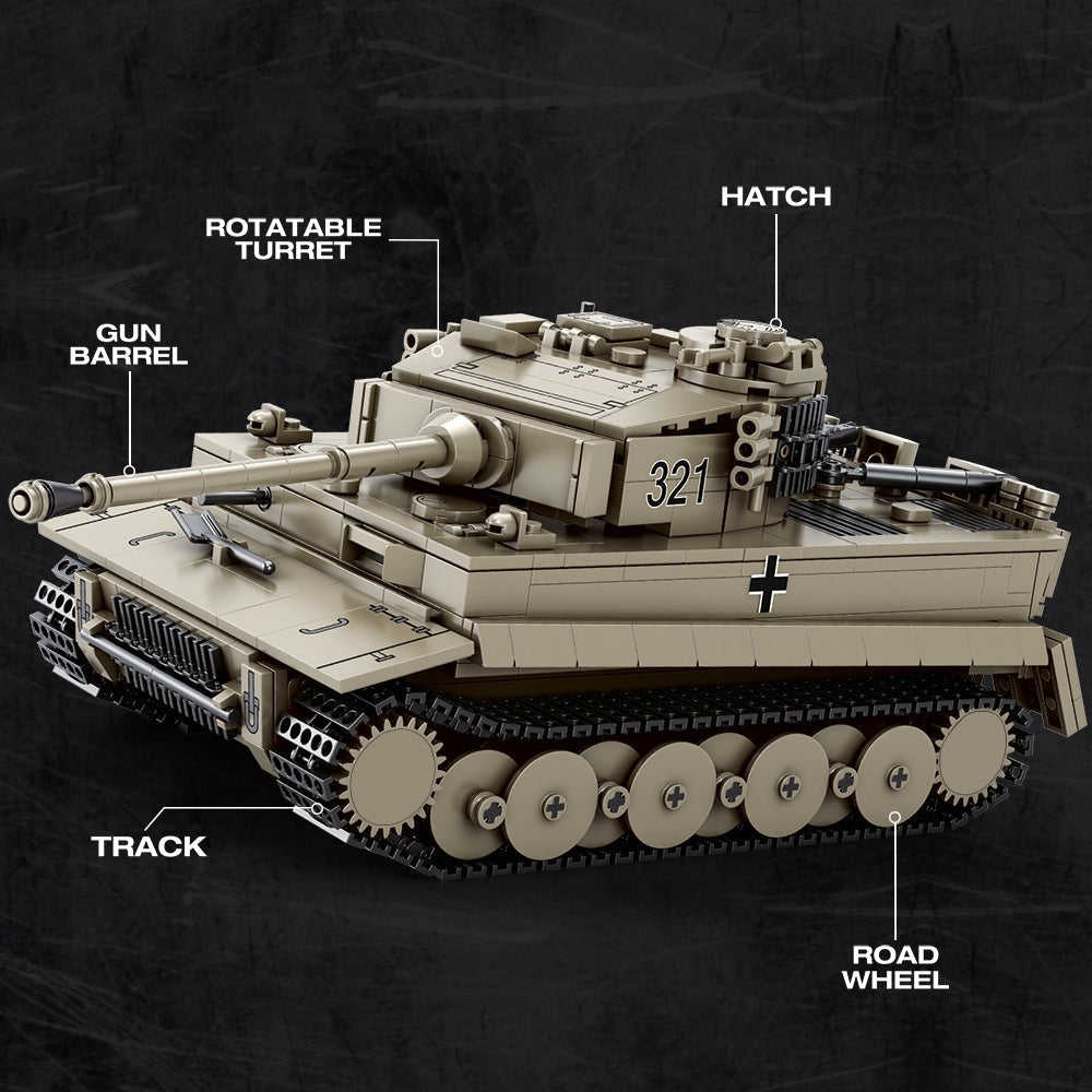 REOBRIX 77031 - TIGER I (WORLD OF TANKS)