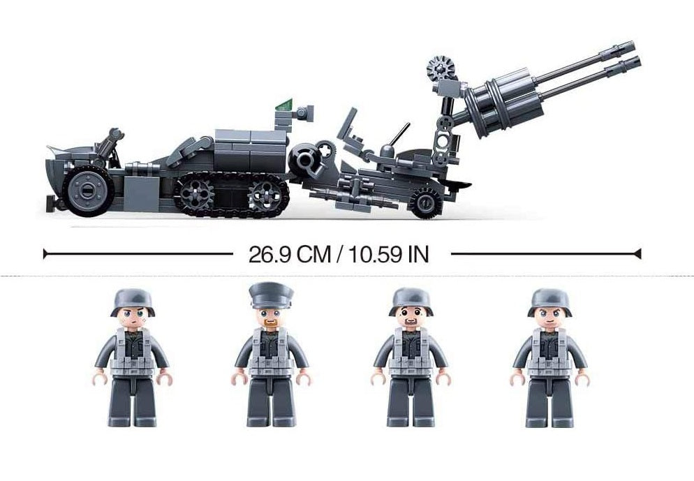 SLUBAN M38-B0681 - WWII ARMEE ALLEMANDE 4 EN 1