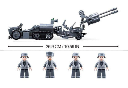 SLUBAN M38-B0681 - WWII ARMEE ALLEMANDE 4 EN 1