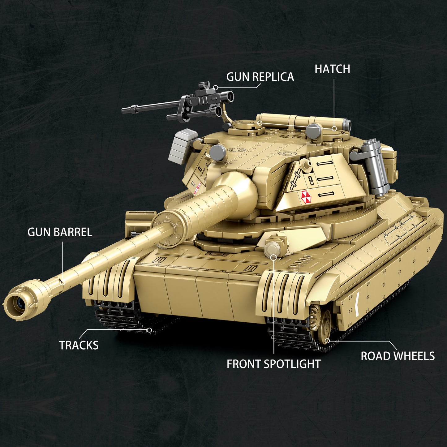 REOBRIX 77036 - 60TP TWARDY (WORLD OF TANKS)