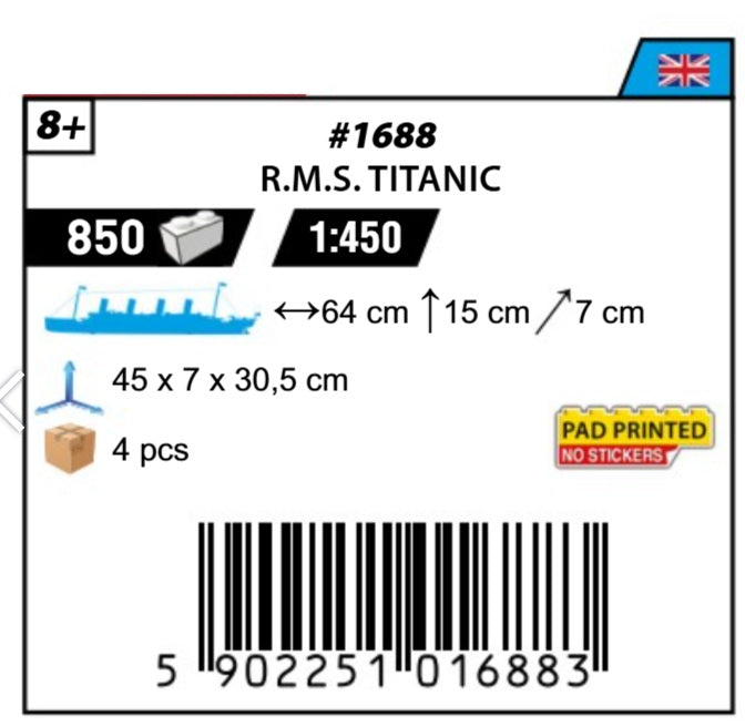 COBI 1688 - R.M.S. TITANIC
