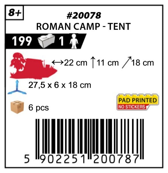 COBI 20078 - ROMAN CAMP-TENT
