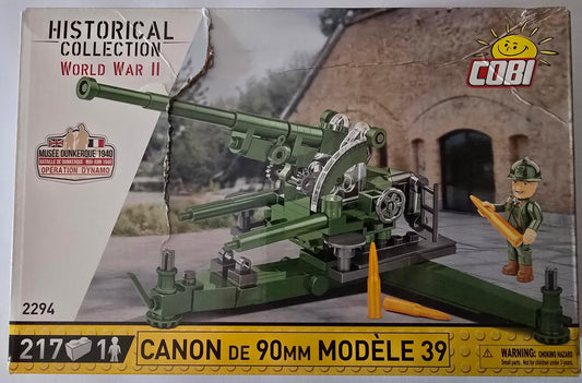 COBI 2294 - CANON DE 90 MM MODELE 39 Boite Endommagée