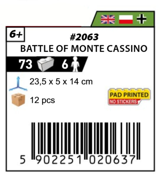 COBI 2063 - BATTLE OF MONTECASSINO