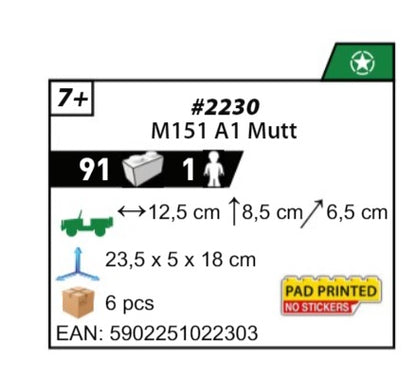 COBI 2230 - JEEP M151 A1 MUTT