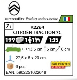 COBI 2264 - CITROEN TRACTION 7C